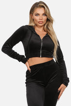 Load image into Gallery viewer, Victoria Velour Set (Black)
