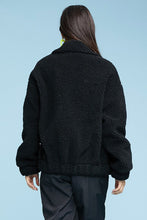 Load image into Gallery viewer, Nova Sherpa Jacket (Black)
