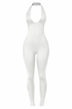 Load image into Gallery viewer, Mya Halter Jumpsuit (White)
